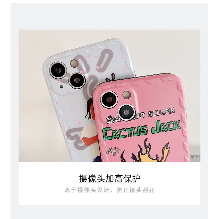 潮牌TS仙人掌蘋果13手機殼iPhone11保護套軟硅膠情侶x男女12Promax個性xr新款xsmax防摔小眾創意全包-細節圖9