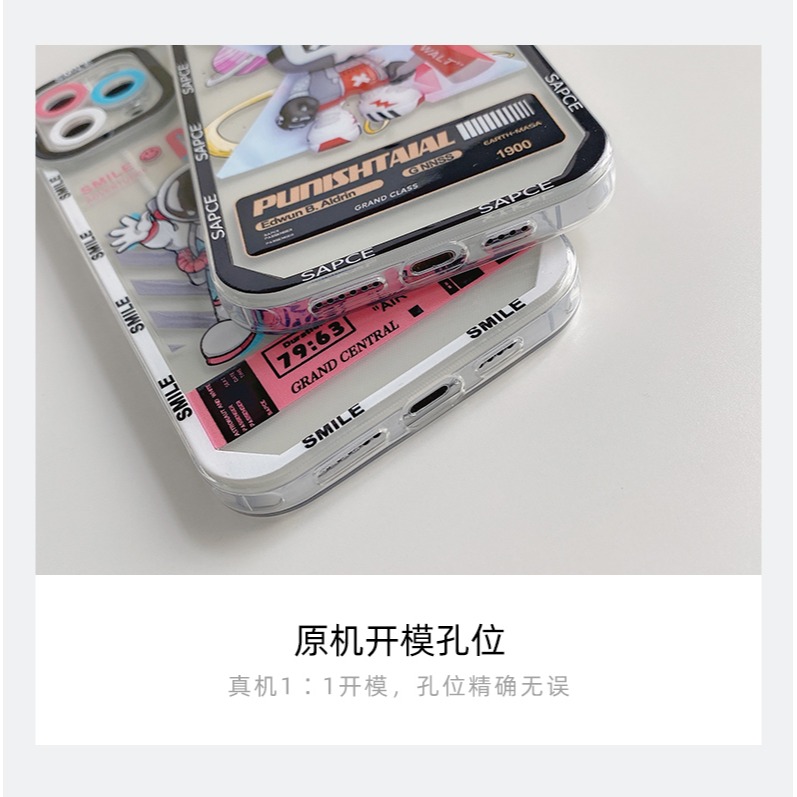 NASA宇航員蘋果12手機殼iPhone11硅膠13Pro/Max透明X/XS軟殼XR全包鏡頭xsmax防摔8plus男-細節圖10