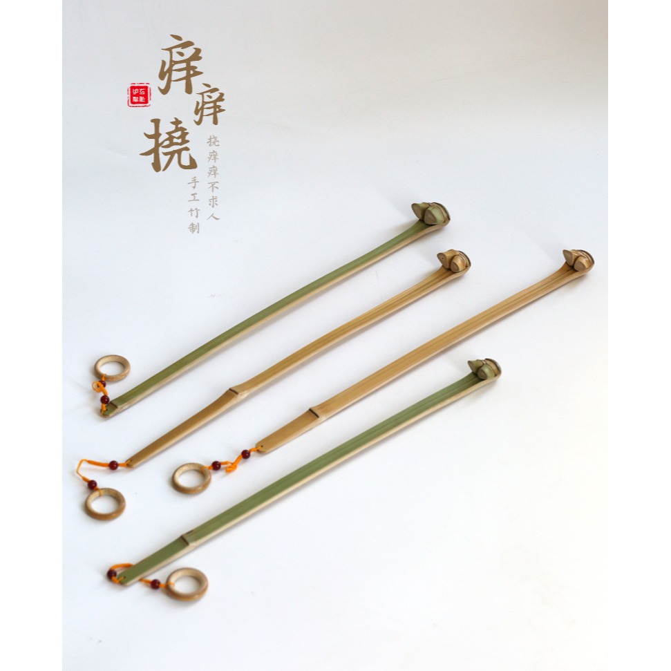 竹製不求人癢癢撓 抓背撓癢神器 老人全身按摩耙竹耙錘棒-細節圖6