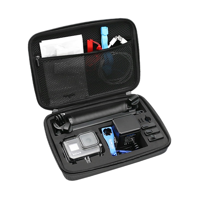收納包適用gopro收納gopro10/9/8/7/6/5大疆osmo action防水收納盒靈眸運動相機保護套gopr-細節圖5