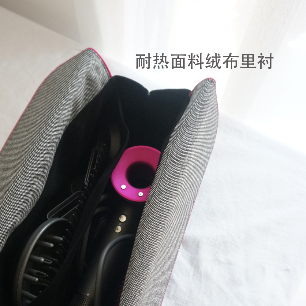 原裝Dyson戴森吹風機造型卷發棒airwrap配件便攜整理旅行包收納袋-細節圖4