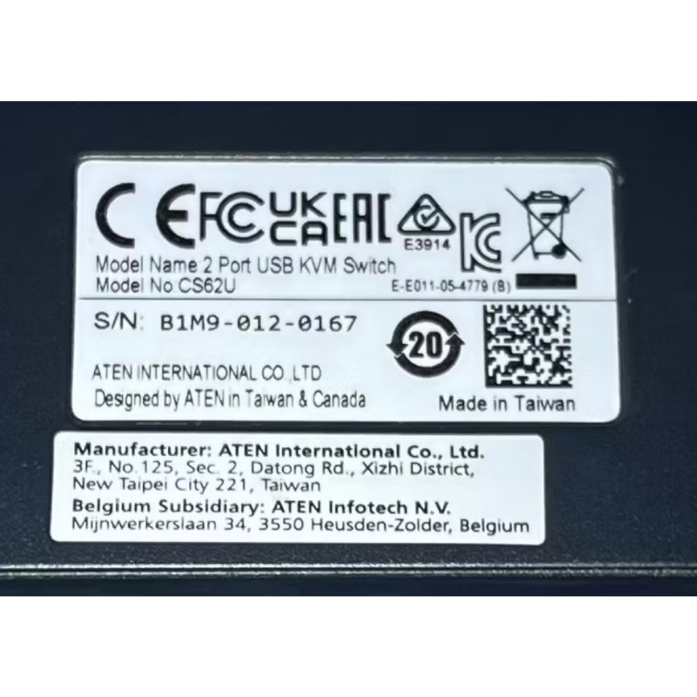 ◢ 簡便宜 ◣ 二手 9成新 ATEN 宏正 CS62U 2埠USB KVM多電腦切換器-細節圖6