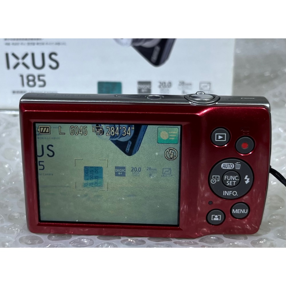 ◢ 簡便宜 ◣ 二手 9成新 Canon 佳能 IXUS 185 CCD 12 倍光學變焦 老相機 數位相機-細節圖3