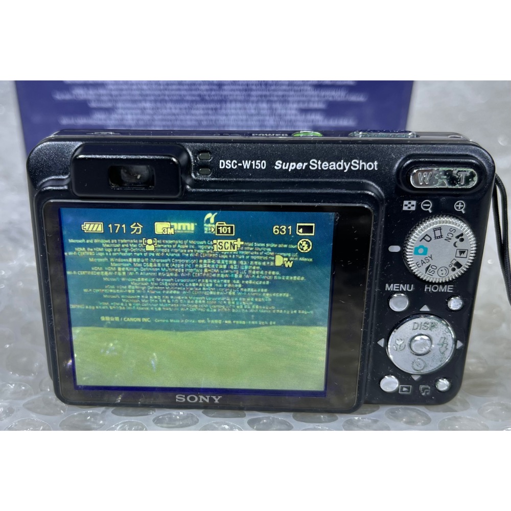 ◢ 簡便宜 ◣ 二手 Sony Cyber-shot DSC-W150 復古 CCD 數位 卡片 相機 黑-細節圖3