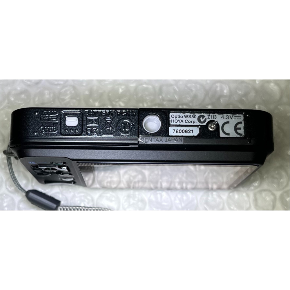 ◢ 簡便宜 ◣ 二手PENTAX Optio WS80 防水數位相機 黑橘 1000萬畫素 5倍光學變焦 CCD 老相機-細節圖4