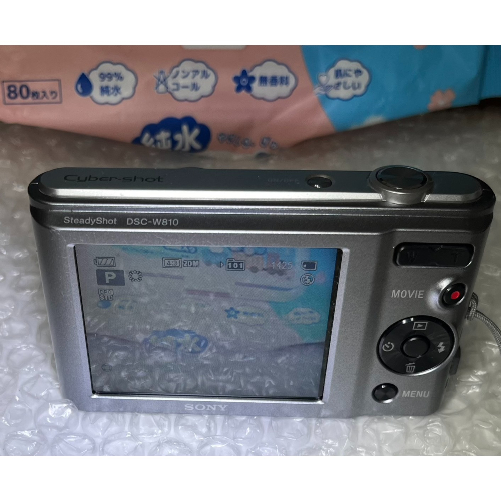 ◢ 簡便宜 ◣ 二手 Sony Cyber-shot DSC-W810 銀色 CCD 數位相機 / 復古膠卷-細節圖6