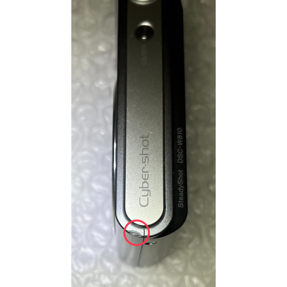 ◢ 簡便宜 ◣ 二手 Sony Cyber-shot DSC-W810 銀色 CCD 數位相機 / 復古膠卷-細節圖8