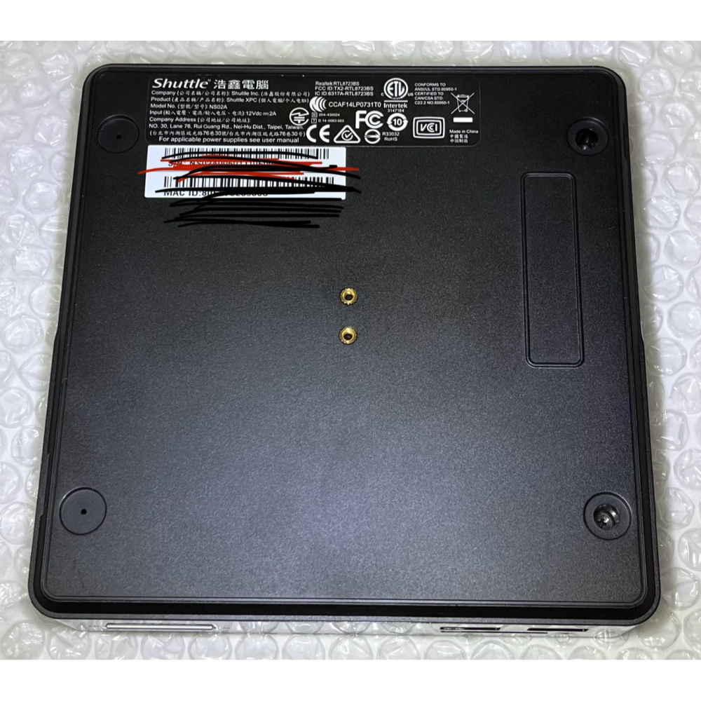 ◢ 簡便宜 ◣ 二手 浩鑫 (Shuttle) XPC 迷你電腦 NS02A 廣告看板電腦-細節圖2