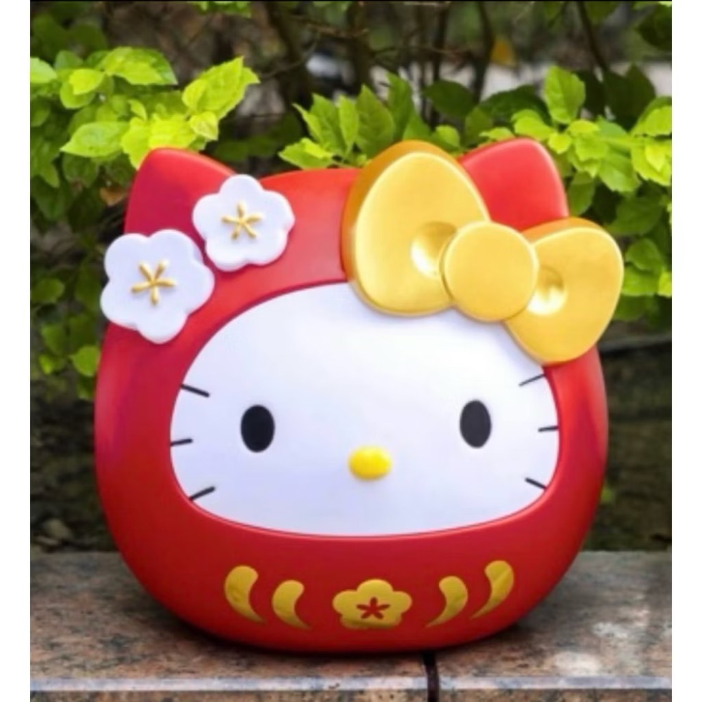 現貨 7-11限定 超巨大Kitty福氣達摩 kitty達摩-細節圖2