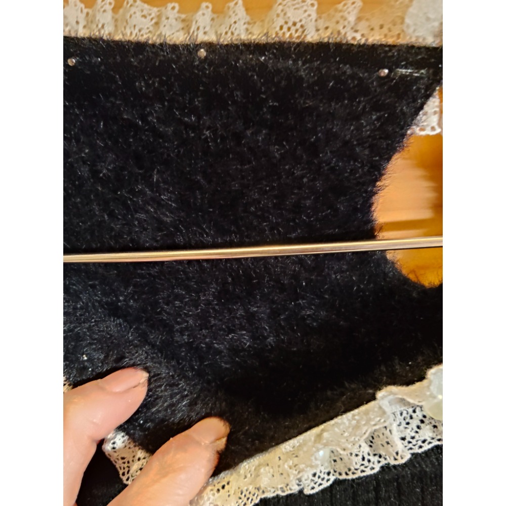 黑色毛衣M號-細節圖2