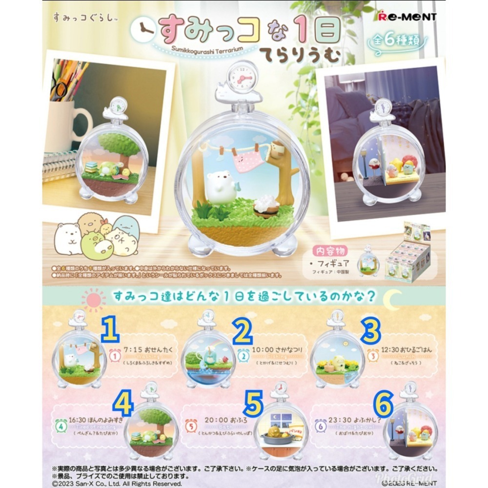 【天祥玩具】現貨  Re-Ment  角落生物的一天  一中盒一套全6種  盒玩-細節圖2