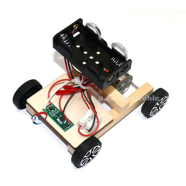 【UCI電子】 (Z-3) 聲控車 拍手即走創客科學實驗 教育科技小製作機器人 DIY散件-細節圖3