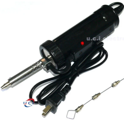 【UCI電子】(J-3) 可擕式電動吸錫器 電熱吸錫泵 全自動兩用電烙鐵真空拆焊除錫 電動吸錫器 110V