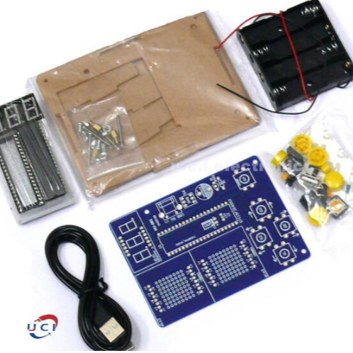 【UCI電子】(中) DIY圖元遊戲機製作套件 51單片機遊戲機 俄羅斯方塊diy散件HU-001-細節圖2