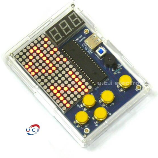 【UCI電子】(中) DIY圖元遊戲機製作套件 51單片機遊戲機 俄羅斯方塊diy散件HU-001-細節圖3
