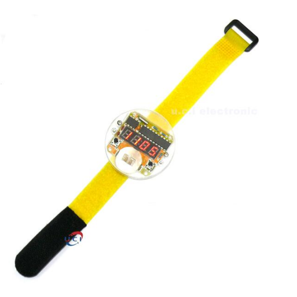 【UCI電子】(Z-2) DIY手錶套件 單片機LED手錶套件 時鐘DIY big time 數碼管手錶 電子錶散件-細節圖4