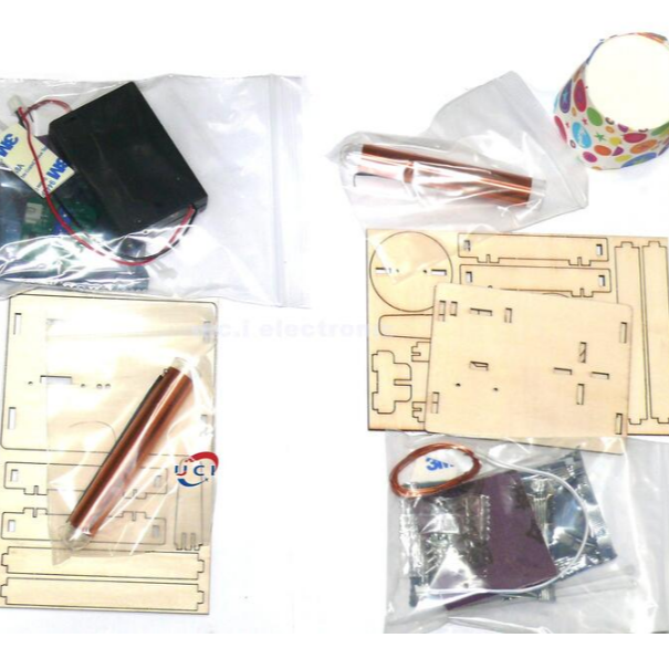 【UCI電子】(Z-2) DIY無線輸電手工包 科技小製作初中小學生實驗課STEM教育-細節圖2