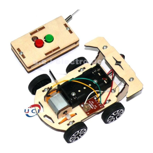 【UCI電子】(Y-2) DIY 遙控賽車電動小汽車手工 diy製作發明材料包 拼裝兒童玩具 遙控車