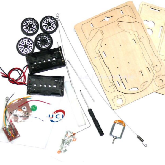 【UCI電子】(Y-2) DIY 遙控賽車電動小汽車手工 diy製作發明材料包 拼裝兒童玩具 遙控車-細節圖2