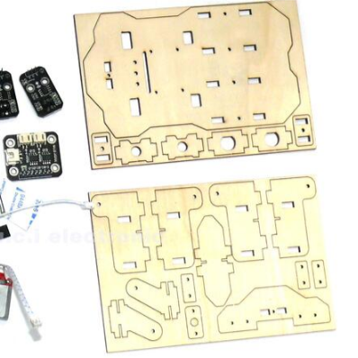 【UCI電子】(Y-2) DIY循跡小車 科學實驗玩具材料包 DIY巡線科技小發明 循跡小車-細節圖3