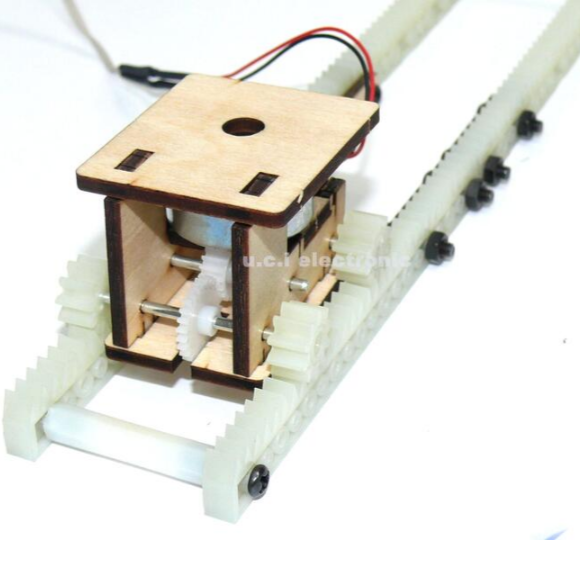 【UCI電子】(J-3) 線控軌道輪車 科學小製作發明 遙控電動玩具diy手工材料 軌道車-細節圖4