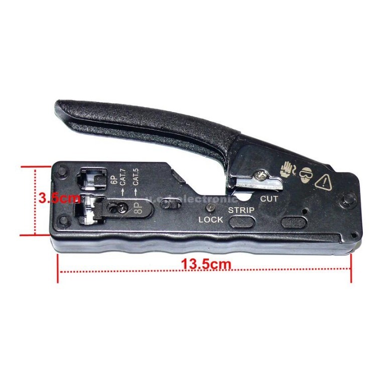 【UCI電子】(B-3) 網線鉗 六類穿孔式水晶頭網線鉗 穿孔式多功能網路壓線鉗 水晶頭網路鉗-細節圖4
