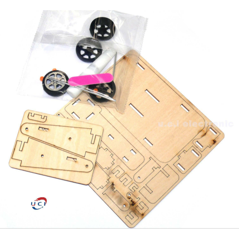 【UCI電子】(中) DIY投石車 科技小製作 小發明兒童小學生手工製作 材料包 趣味實驗-細節圖2