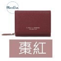 優雅短夾 6色 錢包 皮夾 零錢包 錢包 女生包包 拉鍊短夾 三折 十字紋 防刮 卡夾 女用錢包 馬文 marvin-規格圖6
