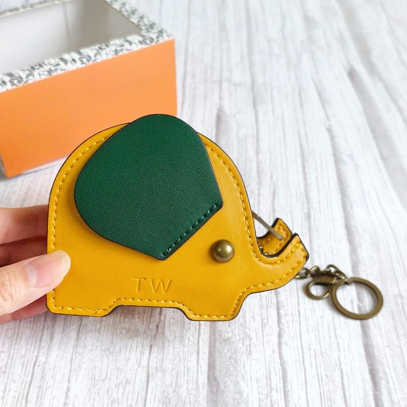 泰國CC包/泰國大象包（ChorChang黃色大象鑰匙零錢包）-細節圖2