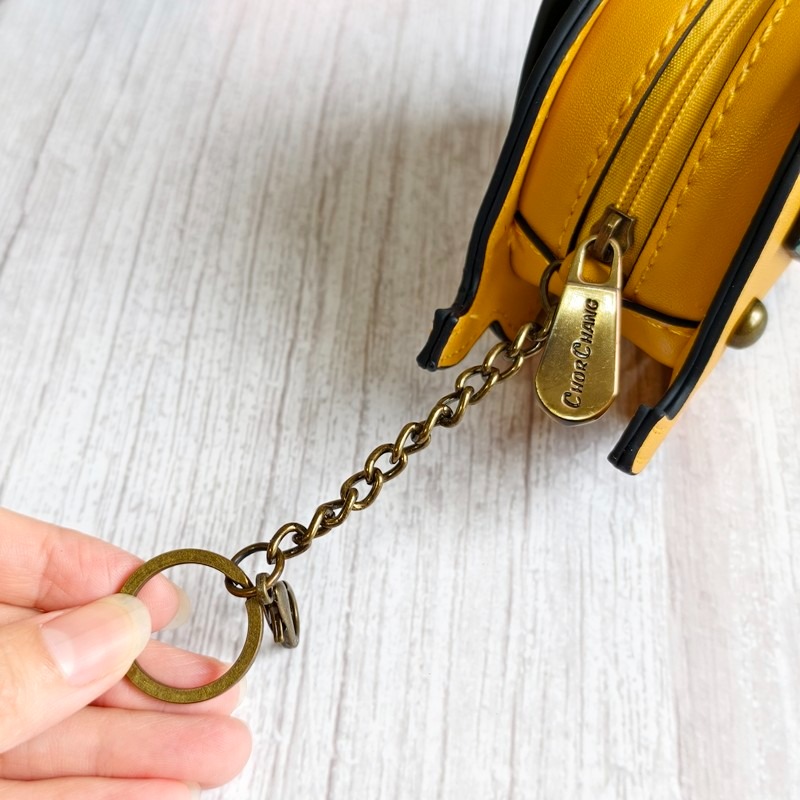 泰國CC包/泰國大象包（ChorChang黃色大象鑰匙零錢包）-細節圖4