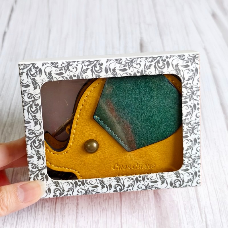泰國CC包/泰國大象包（ChorChang黃色大象鑰匙零錢包）-細節圖5