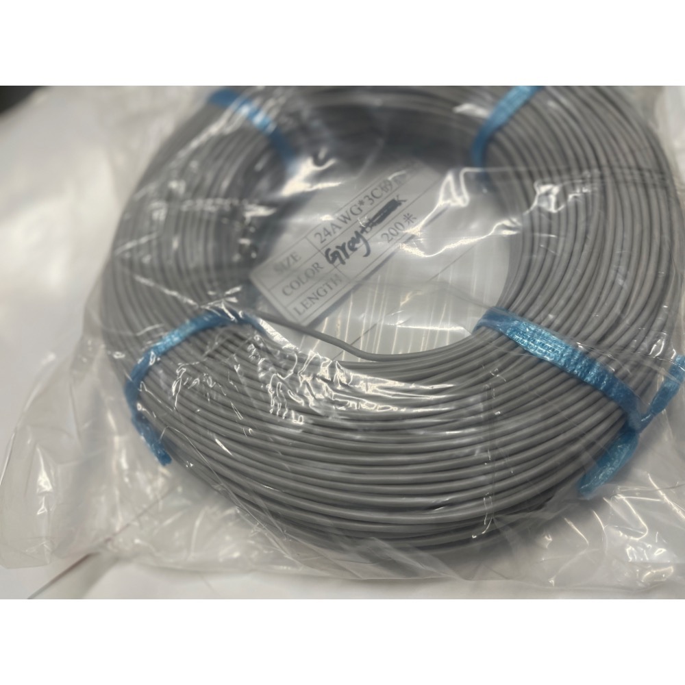 RTD補償導線 三線式 19/0.12 感溫線 PT100延長線 灰色 工業用-細節圖2