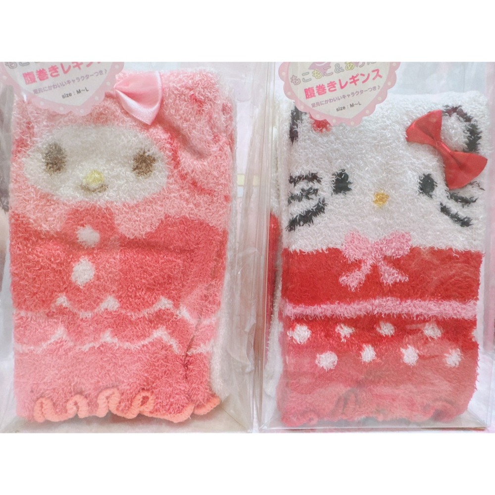 ♥小花花日本精品♥現貨 KITTY 美樂蒂 絨毛長襪 膝上襪 襪子 褲襪 保暖襪~8-細節圖7