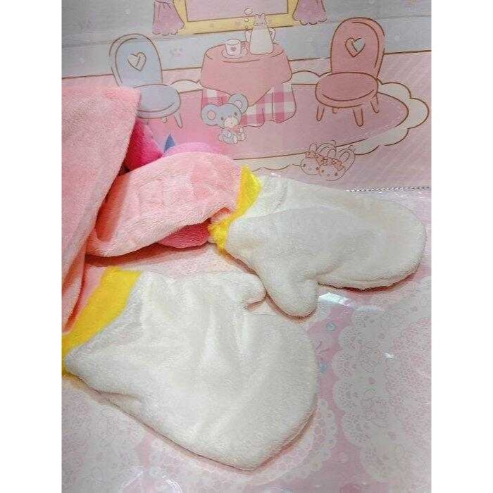 ♥小花花日本精品♥ 美樂蒂 小汽車 保暖圍巾 手套~8-細節圖3
