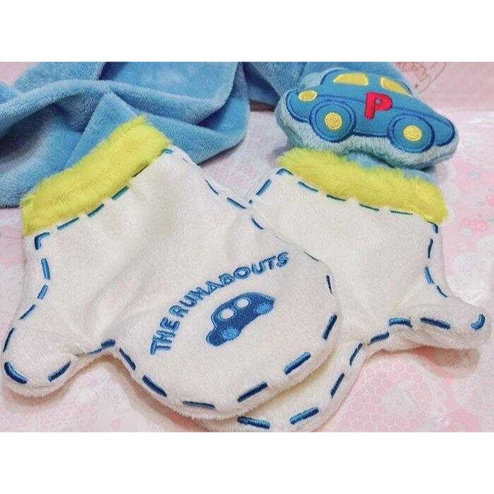 ♥小花花日本精品♥ 美樂蒂 小汽車 保暖圍巾 手套~8-細節圖7