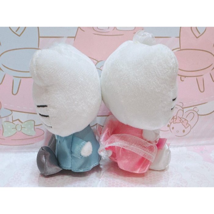 ♥小花花日本精品♥ Hello Kitty 丹尼爾 新郎新娘 擺飾娃娃 布偶 對偶 ~ 8-細節圖3
