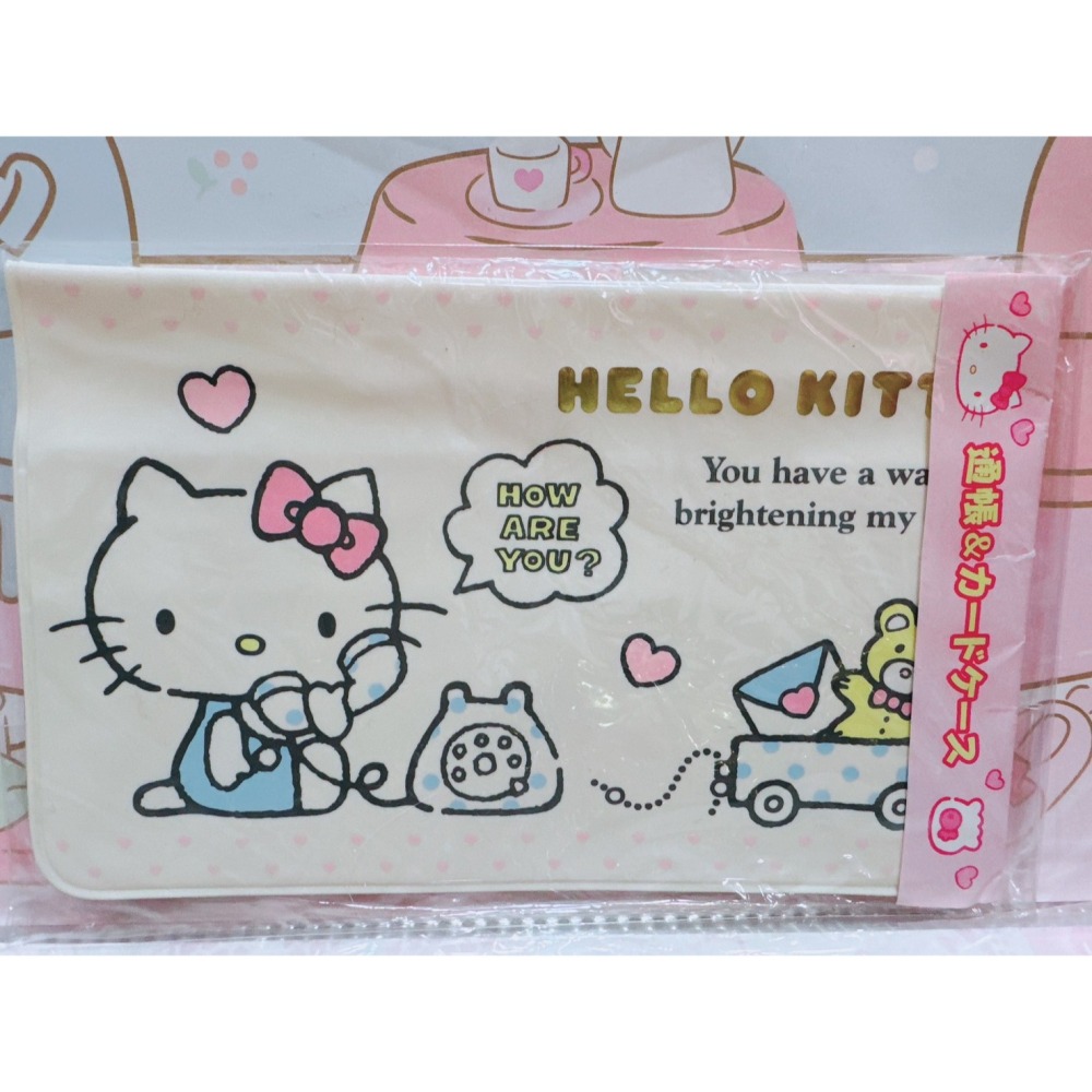 ♥小花花日本精品♥Hello Kitty 雙子星 護照套 卡夾套 存摺本套 ~ 8-細節圖9