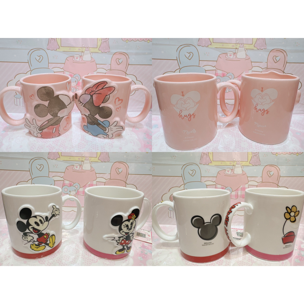♥小花花日本精品♥現貨 迪士尼 米奇 米妮 小熊維尼 湯杯 湯碗 馬克杯 陶瓷杯 造型杯~8-細節圖4