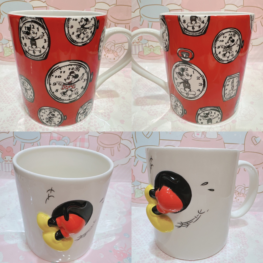 ♥小花花日本精品♥現貨 迪士尼 米奇 米妮 小熊維尼 湯杯 湯碗 馬克杯 陶瓷杯 造型杯~8-細節圖5