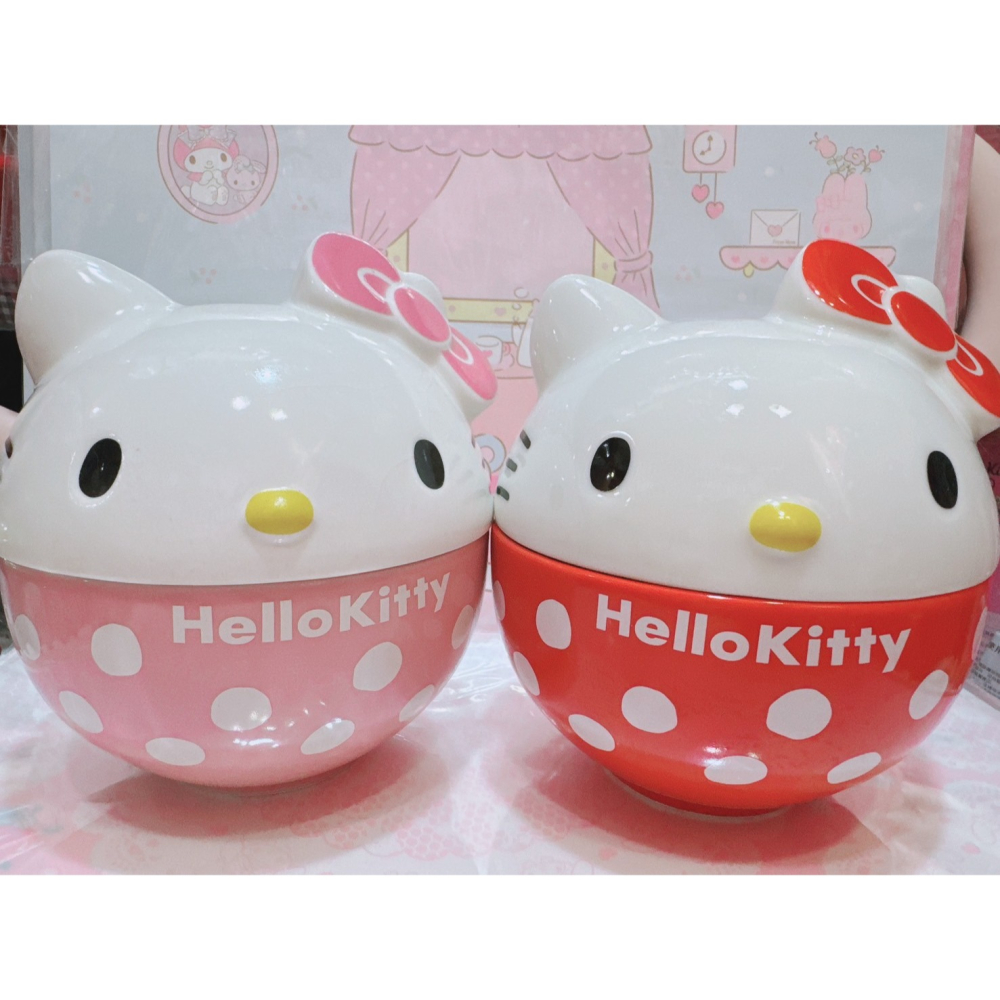 ♥小花花日本精品♥現貨 Hello Kitty 美樂蒂 陶瓷碗 飯碗 湯碗 蓋碗 保鮮盒 下午茶杯 馬克杯 咖啡杯~8-細節圖8