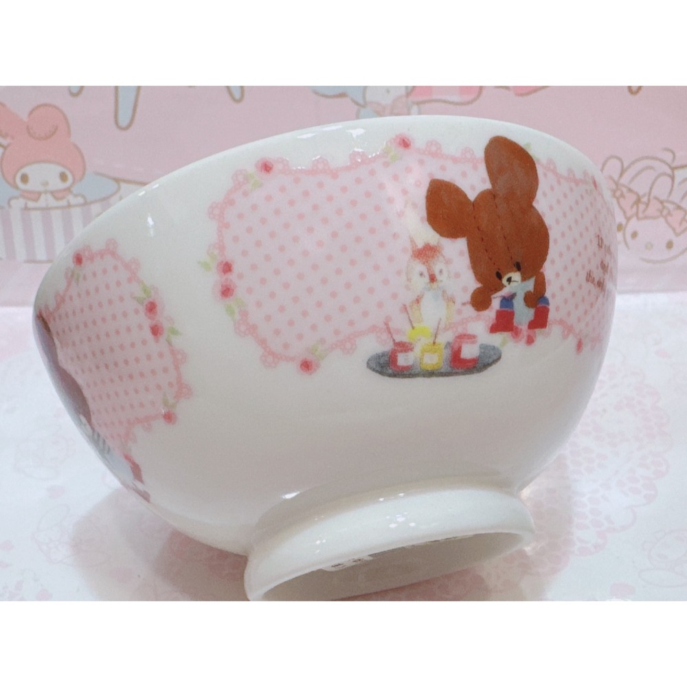 ♥小花花日本精品♥現貨 Hello Kitty美樂蒂 雙子星 小熊學校 蛋黃哥 陶瓷碗 飯碗 湯碗~8-規格圖11