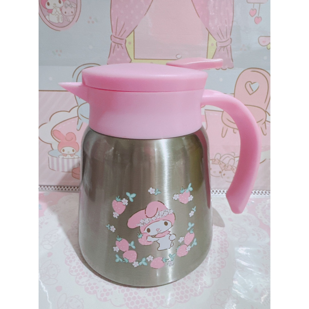 ♥小花花日本精品♥現貨 Hello Kitty美樂蒂 保溫罐 悶燒罐 不鏽鋼水壺 保溫保冷壺 茶壺 保溫瓶~8-細節圖4