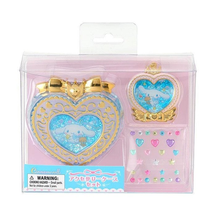 ♥小花花日本精品♥Hello Kitty 大耳狗 酷洛米 收納盒吊飾組 飾品盒 小物盒 收納盒~3-細節圖3