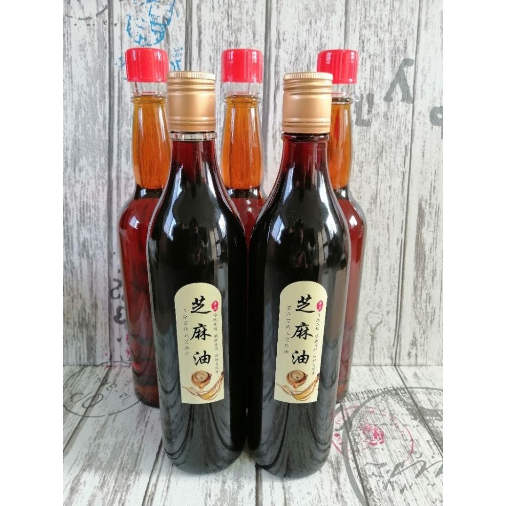 《台南小農自產自銷 麻油》純麻油 純胡麻油/純黑麻油/純麻油/純白芝麻香油 600ml玻璃瓶裝-細節圖7