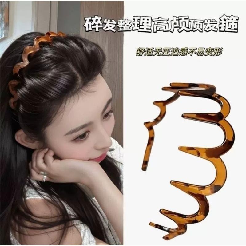 珍珠髮箍 琥珀髮箍 流行髮箍-細節圖3