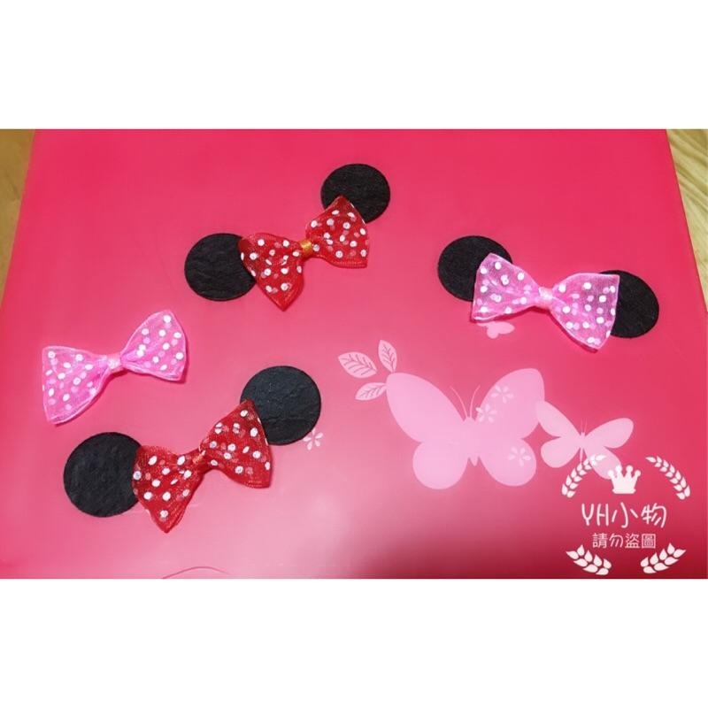 10片$3 DIY材料 不織布小圓片 米奇耳朵 米妮耳朵-細節圖2
