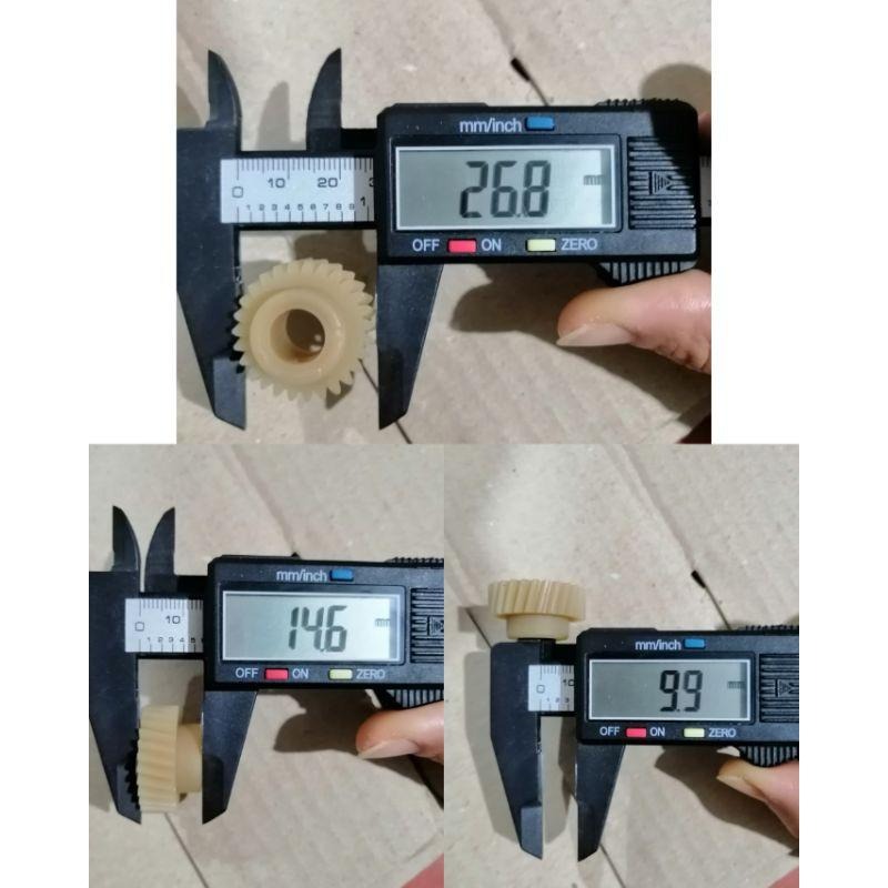 娃娃機零件 27齒 塑膠齒輪 9.8齒輪9.9齒輪-細節圖2