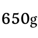 650g