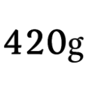 420g