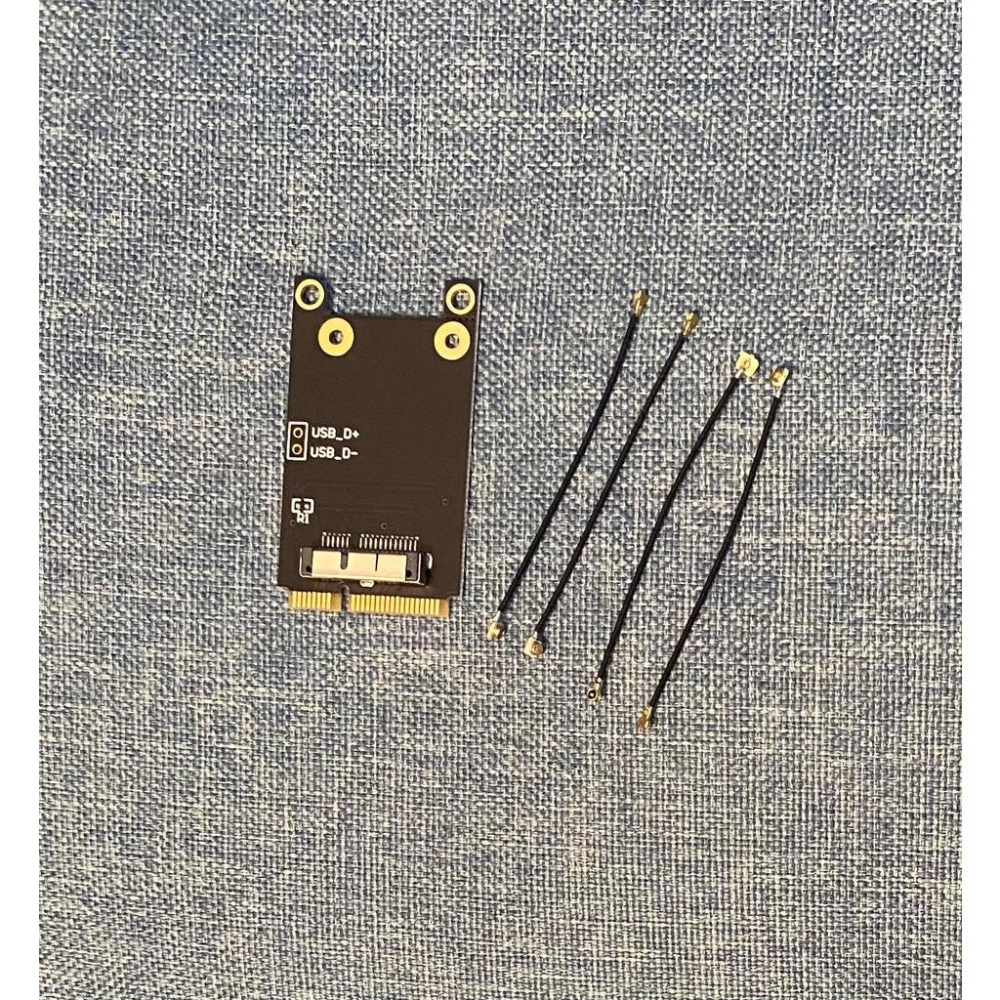 (讓有強大DIY能力的您在IMac2009-2011免驅使用Airdrop及Handoff)iMac厚款專用原生網卡轉卡-細節圖3